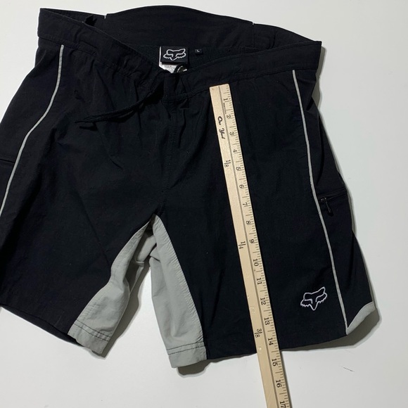 Fox Racing Padded Cycling Biking Shorts Nylon Spandex Bike Mens L - Picture 3 of 7